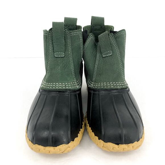 L.L. BEAN Womens Bean 6.5" Chelsea Boots US 9 M Sage Gum Leather NWOB - Picture 6 of 12